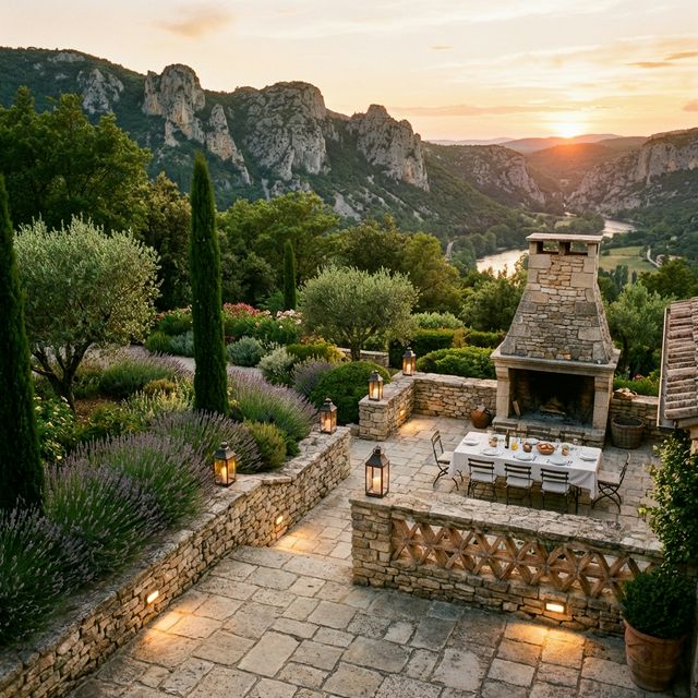 Aménagement extérieur en Ardèche